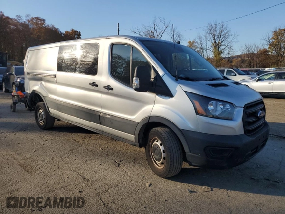 2020 Ford Transit Cargo with VIN 1FTYE1YG7LKB69937, listed as a Copart auction lot 76967334 with 81,640 mi miles and Salvage Title. Bid and sale history available at DreamBid. Image 4.