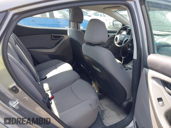 2013 Hyundai Elantra GLS with VIN 5NPDH4AE5DH360708, listed as a IAAI auction lot 41458823 with 109,557 mi miles and . Bid and sale history available at DreamBid. Image 8.