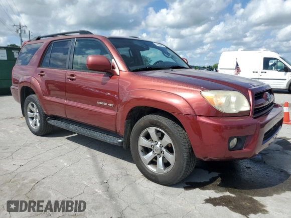 2006 Toyota 4Runner Limited with VIN JTEBT17R768029799, listed as a Copart auction lot 54390885 with 253,460 mi miles and Clean Title. Bid and sale history available at DreamBid. Image 4.
