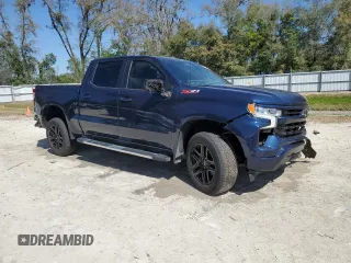 2023 Chevrolet Silverado 1500 RST with VIN 2GCUDEED3P1102891, listed as a Copart auction lot 47861045 with 50,034 mi miles and Salvage Title. Bid and sale history available at DreamBid. Image 4.