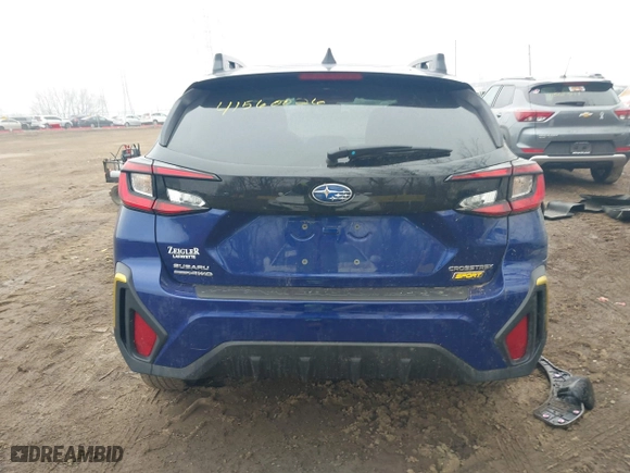 2024 Subaru Crosstrek Sport with VIN 4S4GUHF69R3842324, listed as a IAAI auction lot 41560026 with 3,923 mi miles. Bid and sale history available at carsss.com. Image 16.