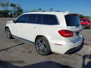 2017 Mercedes-Benz GLS 550 with VIN 4JGDF7DE4HA811719, listed as a IAAI auction lot 42039920 with 91,395 mi miles and . Bid and sale history available at DreamBid. Image 3.