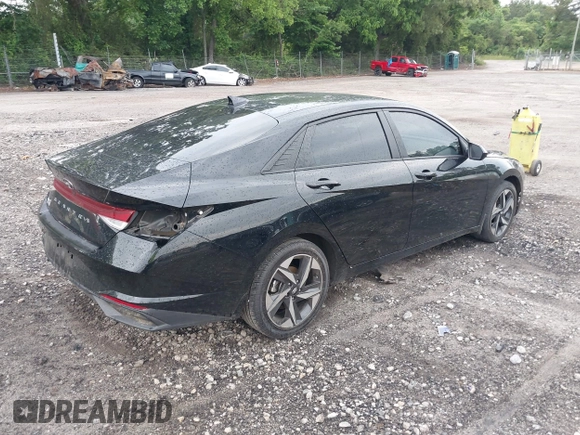 2023 Hyundai Elantra SEL with VIN KMHLS4AG6PU511334, listed as a IAAI auction lot 42281427 with 54,313 mi miles and . Bid and sale history available at DreamBid. Image 4.