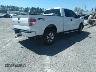 2014 Ford F-150 XL with VIN 1FTFX1EF3EKD09207, listed as a IAAI auction lot 42051107 with 106,664 mi miles. Bid and sale history available at carsss.com. Image 4.