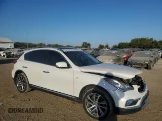 2017 Infiniti QX50 with VIN JN1BJ0RR3HM413402, listed as a Copart auction lot 73953474 with 101,230 mi miles and Salvage Title. Bid and sale history available at carsss.com. Image 4.