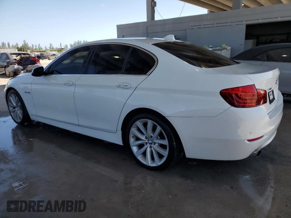 2015 BMW 5 Series 535i xDrive with VIN WBA5B3C54FD544122, listed as a Copart auction lot 53733555 with 126,154 mi miles and Clean Title. Bid and sale history available at carsss.com. Image 2.