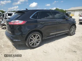 2019 Ford Edge Titanium with VIN 2FMPK4K99KBC20522, listed as a Copart auction lot 61953775 with 61,607 mi miles and Salvage title. Bid and sale history available at DreamBid. Image 3.
