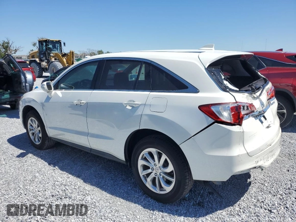 2017 Acura RDX w/Technology Pkg with VIN 5J8TB3H52HL000635, listed as a Copart auction lot 49536545 with 57,383 mi miles and Salvage Title. Bid and sale history available at carsss.com. Image 2.