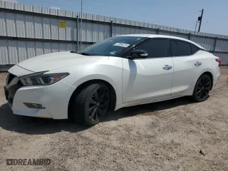 2017 Nissan Maxima SR with VIN 1N4AA6AP9HC435423, listed as a Copart auction lot 51864575 with 0 mi miles and Salvage Title. Bid and sale history available at carsss.com. Image 1.