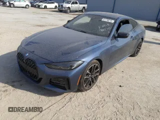 2023 BMW 4 Series 430i with VIN WBA53AP0XPCL09554, listed as a Copart auction lot 51770213 with 7,447 mi miles and . Bid and sale history available at DreamBid. Image 1.