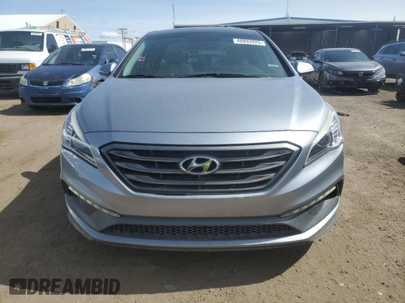 2016 Hyundai Sonata Sport with VIN 5NPE34AF8GH400862, listed as a Copart auction lot 48893925 with 83,712 mi miles and Salvage Title. Bid and sale history available at DreamBid. Image 5.