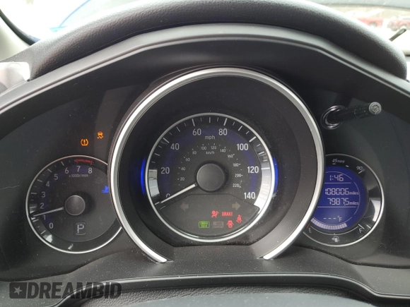 2016 Honda Fit LX with VIN JHMGK5H55GX002056, listed as a Copart auction lot 53785885 with 108,006 mi miles and Salvage Title. Bid and sale history available at carsss.com. Image 9.