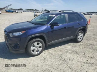 2020 Toyota RAV4 XLE with VIN 2T3W1RFV2LW074325, listed as a Copart auction lot 58693665 with 34,830 mi miles and Salvage title. Bid and sale history available at DreamBid. Image 1.