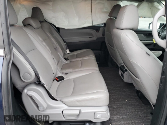 2021 Honda Odyssey EX-L with VIN 5FNRL6H70MB011669, listed as a Copart auction lot 43685815 with 77,542 mi miles and Salvage Title. Bid and sale history available at DreamBid. Image 11.
