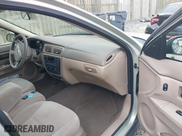 2004 Mercury Sable GS with VIN 1MEFM50U14A604976, listed as a IAAI auction lot 42706983 with 63,485 mi miles and . Bid and sale history available at DreamBid. Image 5.