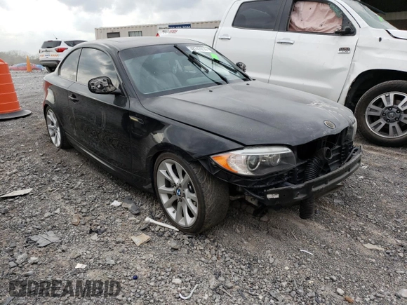 2013 BMW 1 Series 135i with VIN WBAUC9C55DVM13414, listed as a Copart auction lot 48747914 with 106,214 mi miles and Salvage title. Bid and sale history available at DreamBid. Image 4.