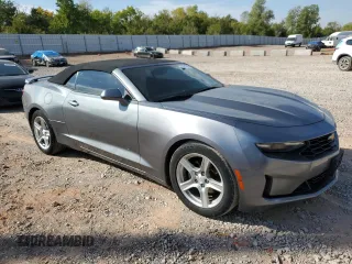 2020 Chevrolet Camaro 1LT with VIN 1G1FB3DX2L0103107, listed as a Copart auction lot 75917804 with 46,552 mi miles and Salvage Title. Bid and sale history available at carsss.com. Image 4.
