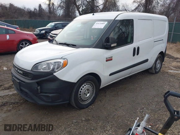 2019 Ram ProMaster City Wagon with VIN ZFBHRFAB7K6M09224, listed as a IAAI auction lot 41475485 with 227,781 mi miles. Bid and sale history available at carsss.com. Image 17.