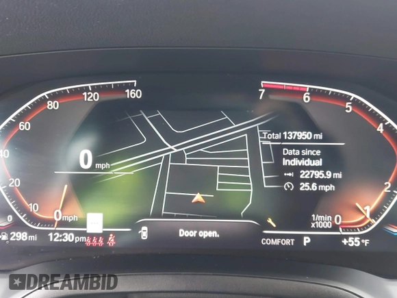 2020 BMW 3 Series 330i with VIN WBA5R1C01LFH44947, listed as a IAAI auction lot 41712345 with 137,950 mi miles and . Bid and sale history available at DreamBid. Image 7.