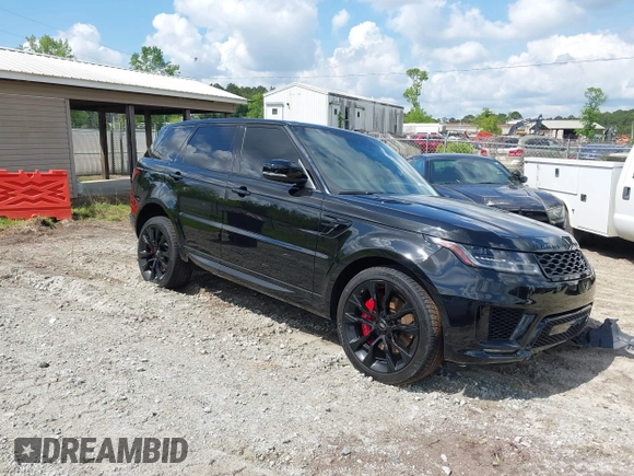 2021 Land Rover Range Rover Sport HST with VIN SALWS2RU5MA760519, listed as a IAAI auction lot 42115864 with 29,885 mi miles and . Bid and sale history available at DreamBid. Image 1.