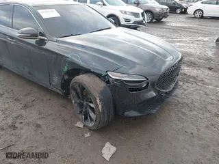 2023 Genesis G70 2.0T with VIN KMTG34TA5PU120298, listed as a IAAI auction lot 41515747 with 32,724 mi miles. Bid and sale history available at carsss.com. Image 6.
