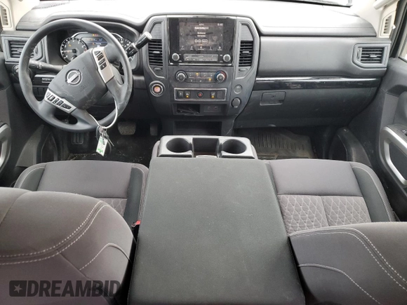 2024 Nissan Titan SV with VIN 1N6AA1EE5RN109336, listed as a Copart auction lot 51189775 with 24,894 mi miles and Salvage title. Bid and sale history available at DreamBid. Image 8.