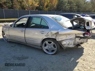 2002 Mercedes-Benz E 320 with VIN WDBJF65J02B485124, listed as a Copart auction lot 49955445 with Not Provided miles and Non Repairable. Bid and sale history available at DreamBid. Image 2.