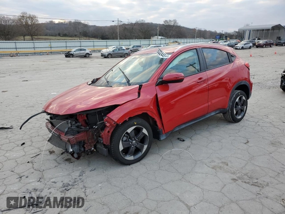 2018 Honda HR-V EX-L Navi with VIN 3CZRU5H76JM701807, listed as a Copart auction lot 83244544 with 20,826 mi miles and Salvage Title. Bid and sale history available at carsss.com. Image 1.