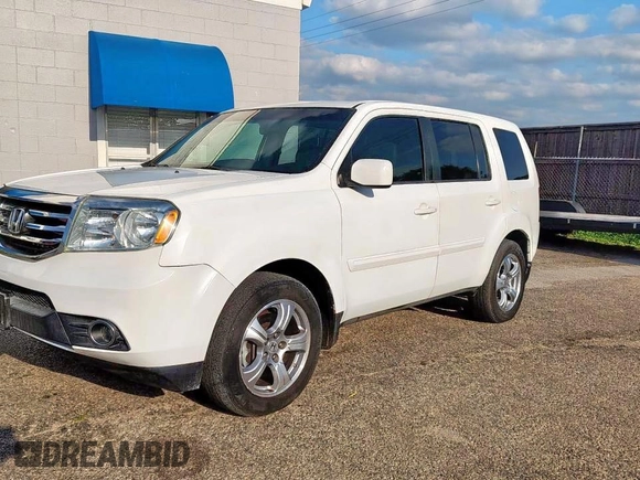 2014 Honda Pilot EX-L with VIN 5FNYF3H5XEB001930, listed as a Copart auction lot 56968025 with 156,091 mi miles and Clean Title. Bid and sale history available at DreamBid. Image 2.