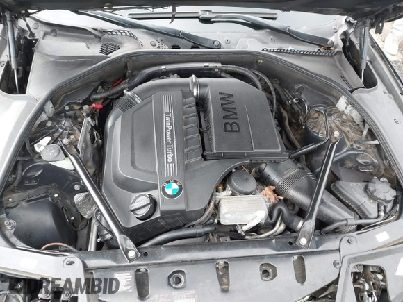 2014 BMW 5 Series 535i with VIN WBA5B1C51ED480639, listed as a IAAI auction lot 41257379 with Not Provided miles. Bid and sale history available at carsss.com. Image 10.