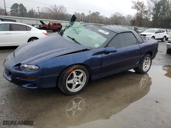 2002 Chevrolet Camaro Z28 with VIN 2G1FP22G222149189, listed as a Copart auction lot 43173065 with 130,189 mi miles and Salvage Title. Bid and sale history available at carsss.com. Image 1.