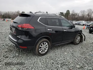 2017 Nissan Rogue S with VIN 5N1AT2MV5HC747418, listed as a Copart auction lot 50242085 with 95,976 mi miles and Salvage Title. Bid and sale history available at carsss.com. Image 3.