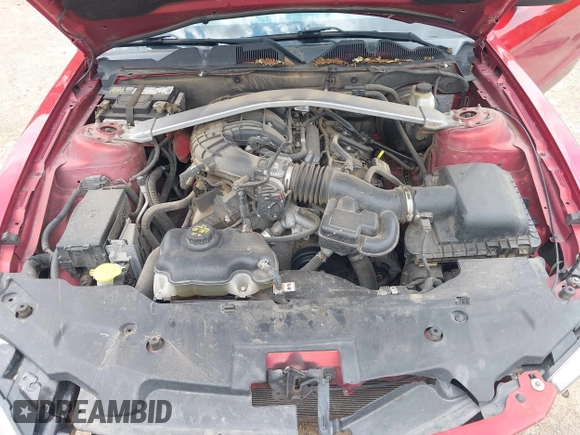 2012 Ford Mustang V6 with VIN 1ZVBP8EM5C5286673, listed as a IAAI auction lot 42172106 with 207,627 mi miles and . Bid and sale history available at DreamBid. Image 10.
