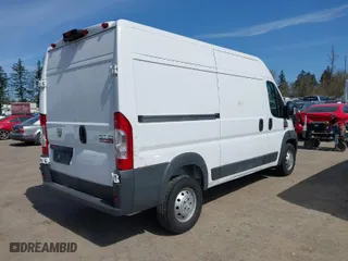 2018 Ram ProMaster Cargo Van with VIN 3C6TRVBG0JE116549, listed as a IAAI auction lot 41905623 with 129,271 mi miles. Bid and sale history available at carsss.com. Image 4.