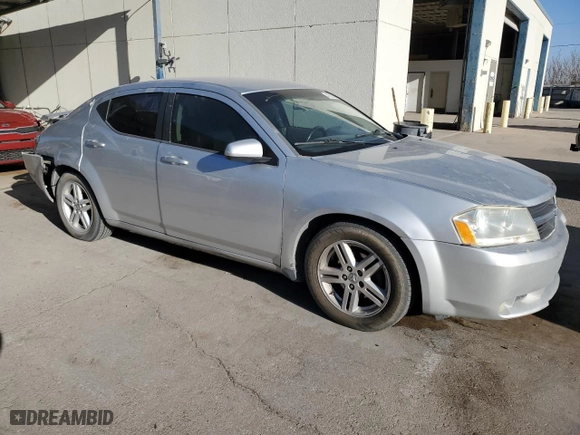 2010 Dodge Avenger R/T with VIN 1B3CC5FB1AN134614, listed as a Copart auction lot 48239345 with 184,982 mi miles and Salvage Title. Bid and sale history available at carsss.com. Image 4.