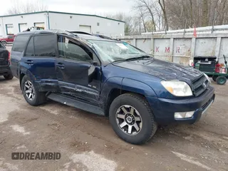 2004 Toyota 4Runner SR5 with VIN JTEBU14R348024422, listed as a IAAI auction lot 42007051 with 156,289 mi miles and . Bid and sale history available at DreamBid. Image 1.