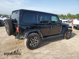 2024 Jeep Wrangler Sahara with VIN 1C4PJXEN1RW118397, listed as a Copart auction lot 56307925 with 7,257 mi miles and Salvage Title. Bid and sale history available at DreamBid. Image 3.