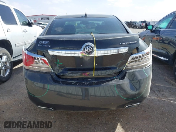 2013 Buick LaCrosse Premium 2 with VIN 1G4GH5E3XDF212362, listed as a IAAI auction lot 41836463 with 92,520 mi miles. Bid and sale history available at carsss.com. Image 16.