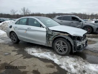 2019 Mercedes-Benz C 300 with VIN WDDWF8EB6KR516773, listed as a Copart auction lot 44393105 with 48,991 mi miles and Salvage Title. Bid and sale history available at carsss.com. Image 4.