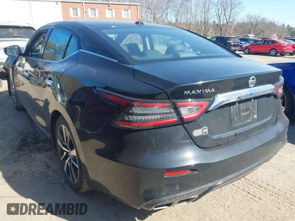 2021 Nissan Maxima SV with VIN 1N4AA6CV1MC513733, listed as a IAAI auction lot 41804923 with 75,570 mi miles and . Bid and sale history available at DreamBid. Image 3.