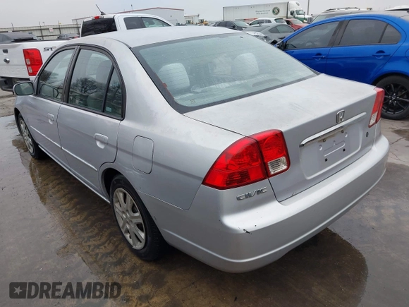 2003 Honda Civic z VIN 2HGES25843H594152, wystawiony jako IAAI lot #41539562 z przebiegiem 253 427 mil mil oraz . Historia ofert i sprzedaży dostępna na DreamBid. Obrazek 3.