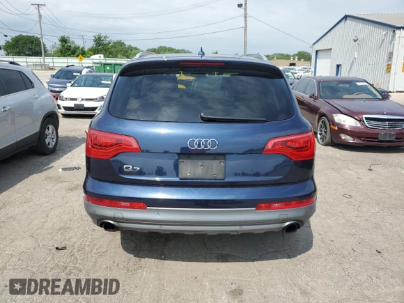 2013 Audi Q7 Premium Plus with VIN WA1LGAFE6DD010512, listed as a Copart auction lot 65572335 with 195,066 mi miles and Clean title. Bid and sale history available at DreamBid. Image 6.