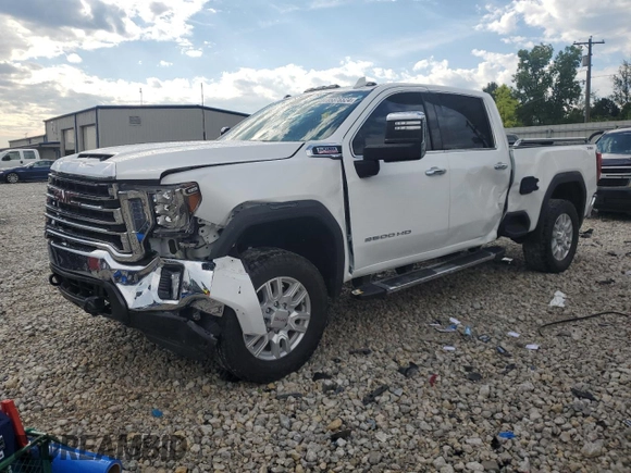 2022 GMC Sierra 3500HD SLT z VIN 1GT49UEY3NF180060, wystawiony jako Copart lot #65376524 z przebiegiem 79 395 mil mil oraz Tytuł czysty. Historia ofert i sprzedaży dostępna na DreamBid. Obrazek 1.
