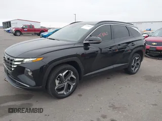 2022 Hyundai Tucson Limited with VIN 5NMJECAE3NH085814, listed as a IAAI auction lot 41058163 with 65,117 mi miles. Bid and sale history available at carsss.com. Image 2.