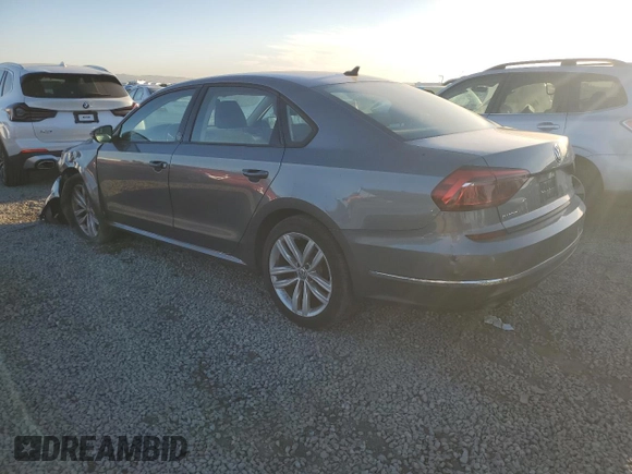 2019 Volkswagen Passat 2.0T Wolfsburg Edition with VIN 1VWLA7A33KC003338, listed as a Copart auction lot 46717605 with 51,313 mi miles and Salvage Title. Bid and sale history available at carsss.com. Image 2.