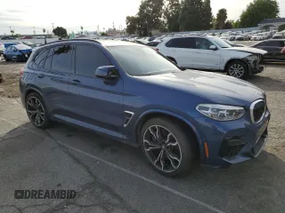 2020 BMW X3 M Competition with VIN 5YMTS0C00LLT10453, listed as a Copart auction lot 74014573 with 35,896 mi miles. Bid and sale history available at carsss.com. Image 4.