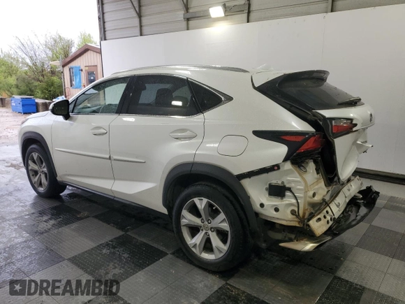 2017 Lexus NX with VIN JTJYARBZXH2059439, listed as a Copart auction lot 52018075 with 86,353 mi miles and Salvage Title. Bid and sale history available at carsss.com. Image 2.