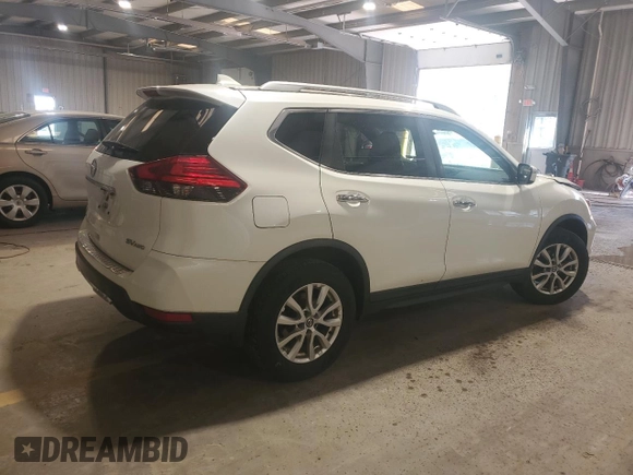 2017 Nissan Rogue SV with VIN KNMAT2MV5HP598196, listed as a Copart auction lot 54472905 with 97,012 mi miles and Salvage Title. Bid and sale history available at carsss.com. Image 3.