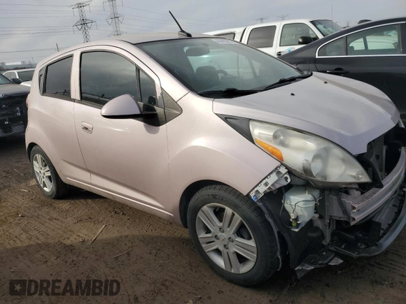 2013 Chevrolet Spark LS with VIN KL8CB6S90DC608037, listed as a Copart auction lot 49492595 with 118,286 mi miles and Salvage Title. Bid and sale history available at carsss.com. Image 4.