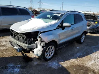 2020 Ford EcoSport SE with VIN MAJ6S3GL2LC337106, listed as a Copart auction lot 46271365 with 22,411 mi miles and Salvage Title. Bid and sale history available at carsss.com. Image 1.